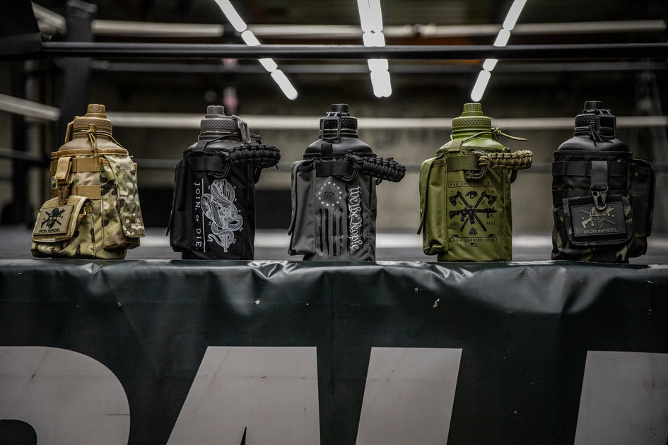 BORN UNITED® #StayUnited on Instagram: Todays Lineup with battle bottles  from Iron Infidel! . Come pick your today or choose online! #ironinfidel # bottles #gymgear #veterans #military #firstresponders #bornunited  #stayunited