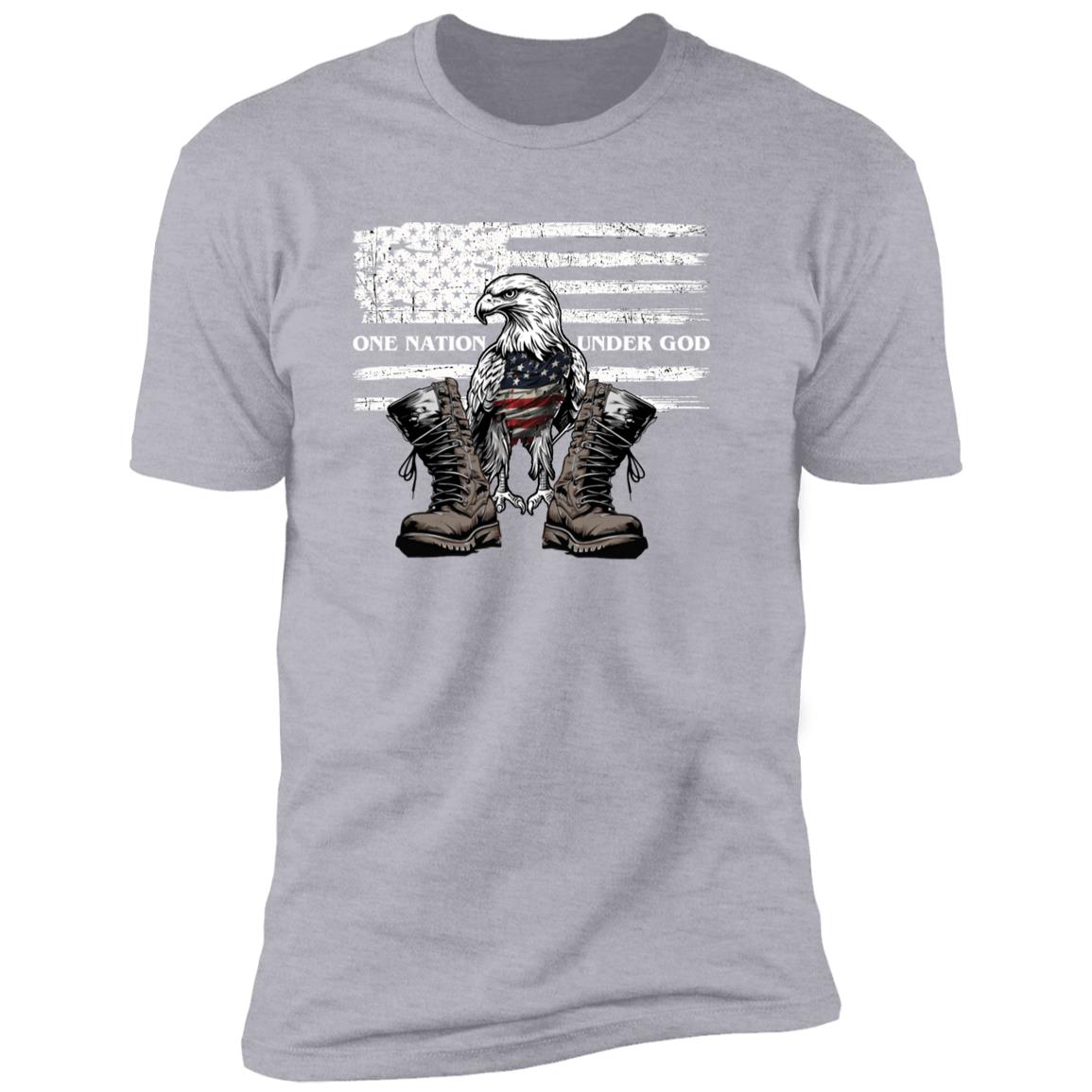 One Nation Short Sleeve TShirt Iron Infidel