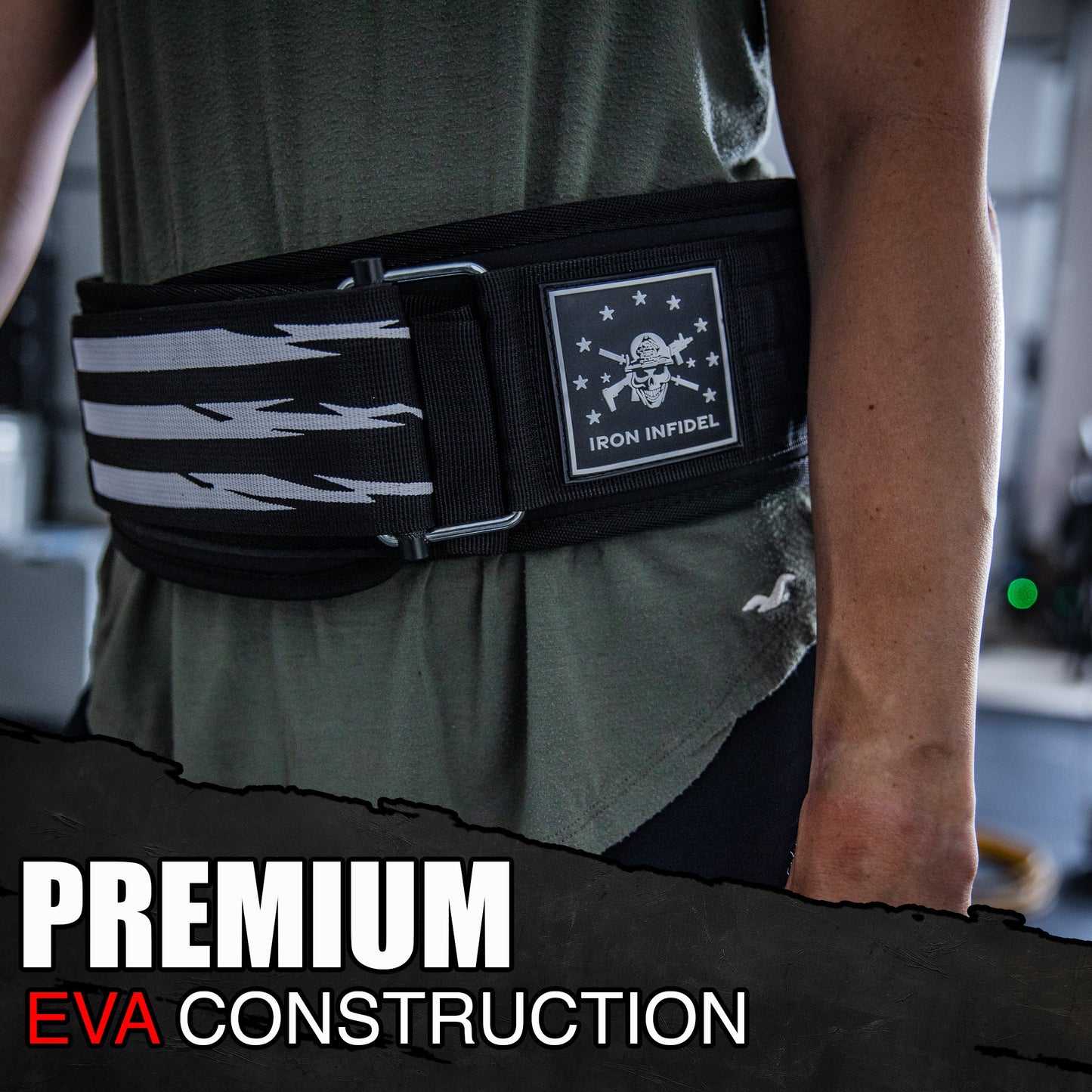 Recon Belt: EVA Lifting Belt with Self-Locking Buckle