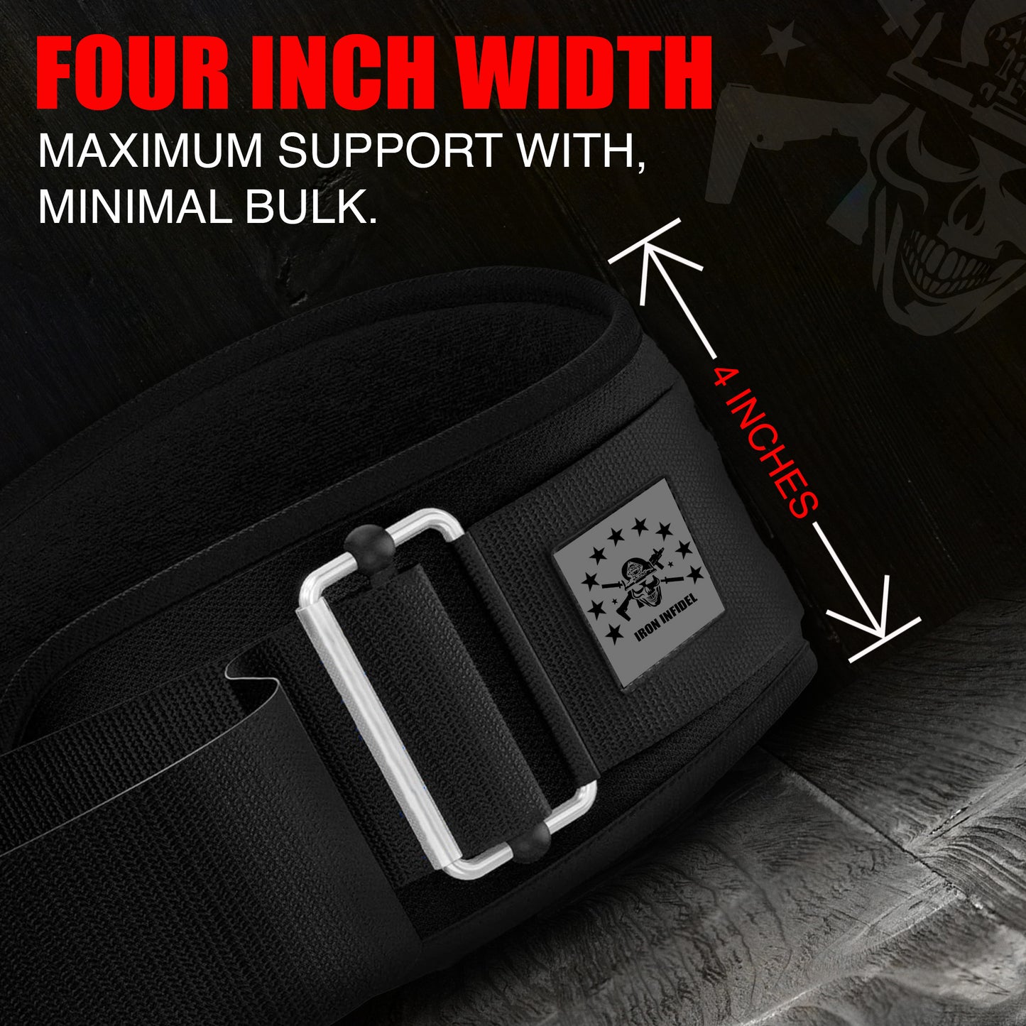 Recon Belt: EVA Lifting Belt with Self-Locking Buckle