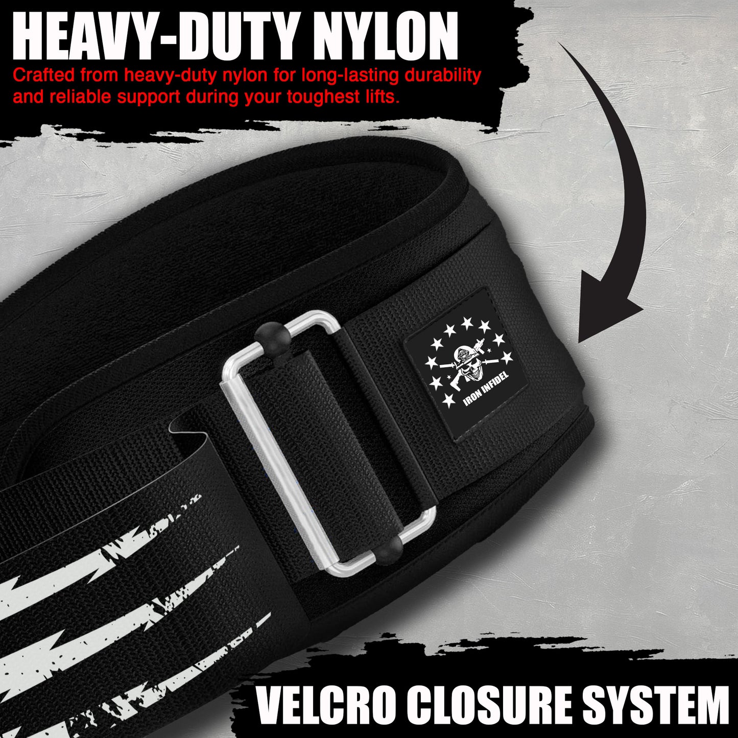 Recon Belt: EVA Lifting Belt with Self-Locking Buckle