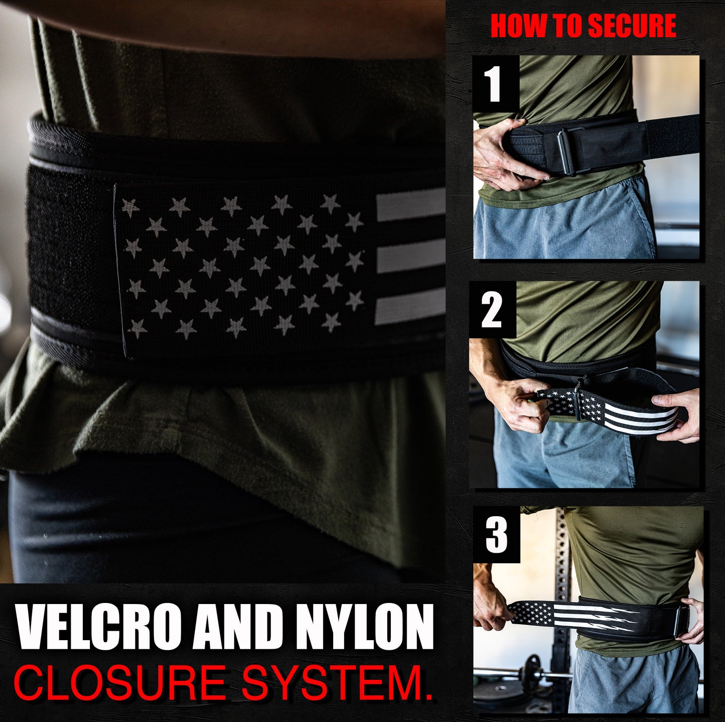 Recon Belt: EVA Lifting Belt with Self-Locking Buckle