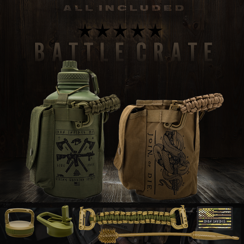 Battle Bottle Limited Edition Crate – Iron Infidel