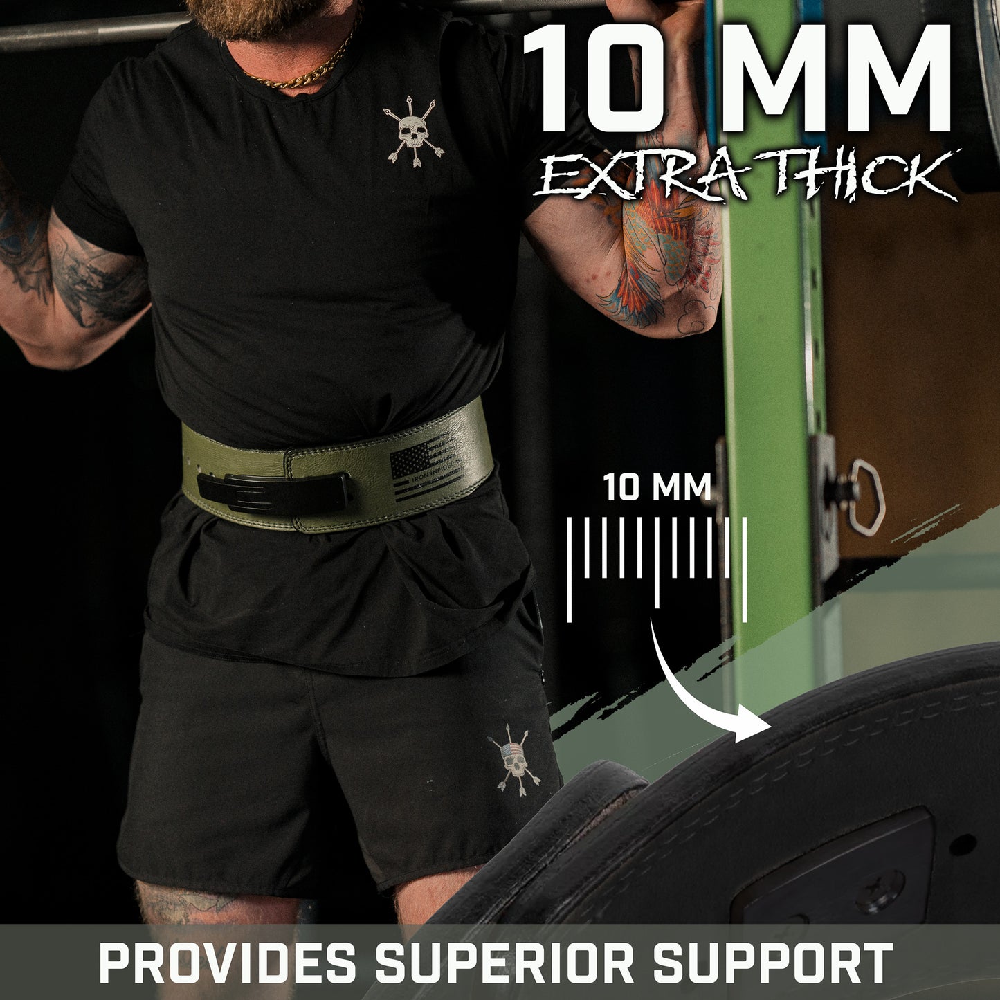 10mm Lever Weightlifting Belt