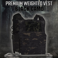 Premium Weighted Vest Plate Carrier - Ultra Lightweight, Laser-Cut