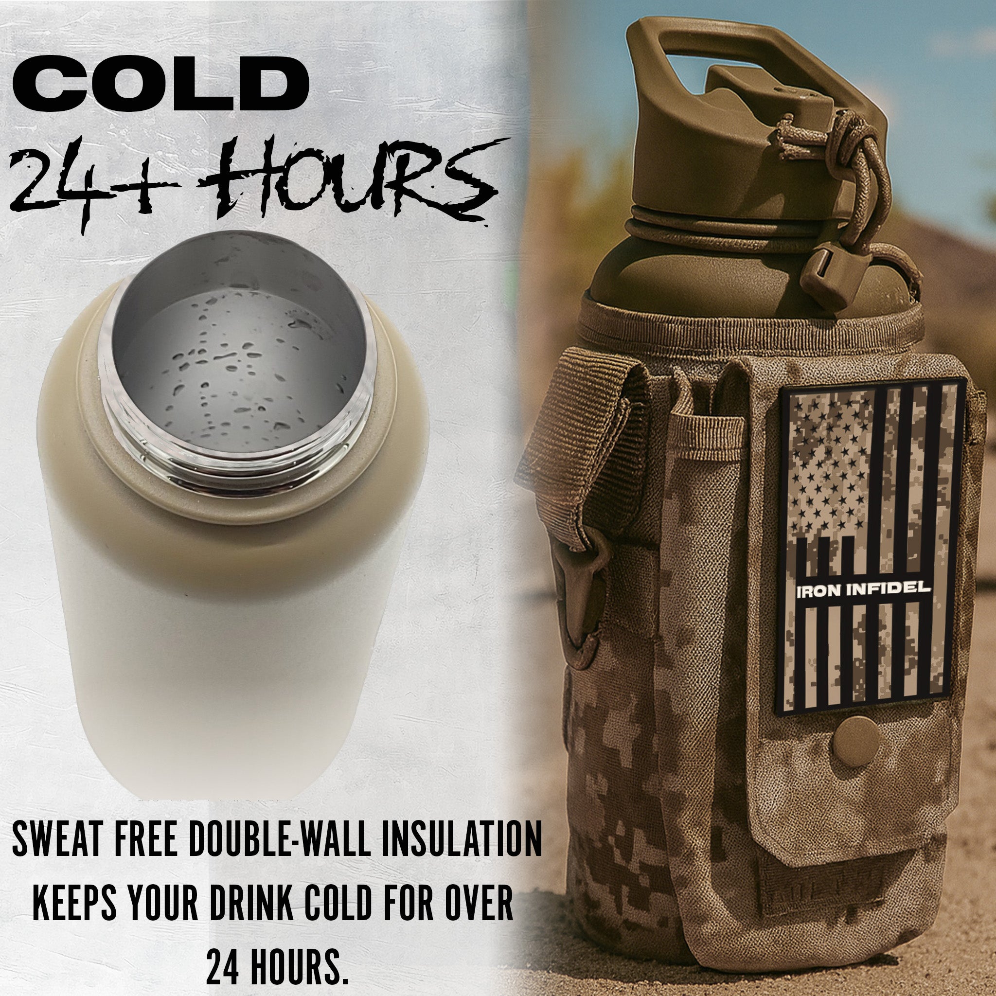 32oz Compact Battle Bottles