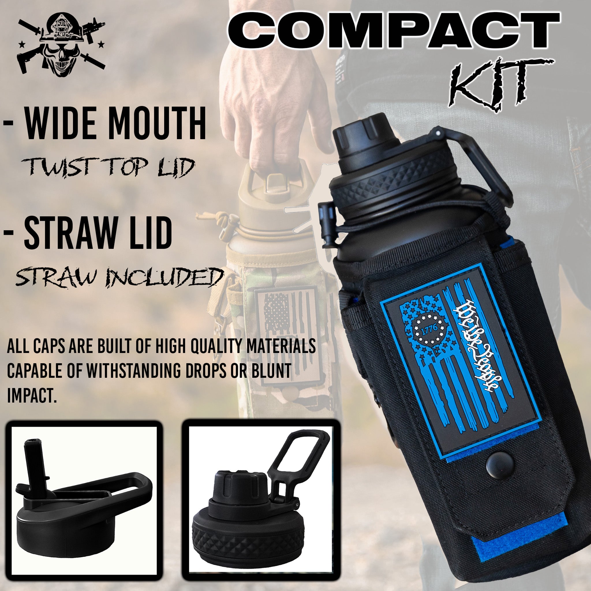 32oz Compact Battle Bottles