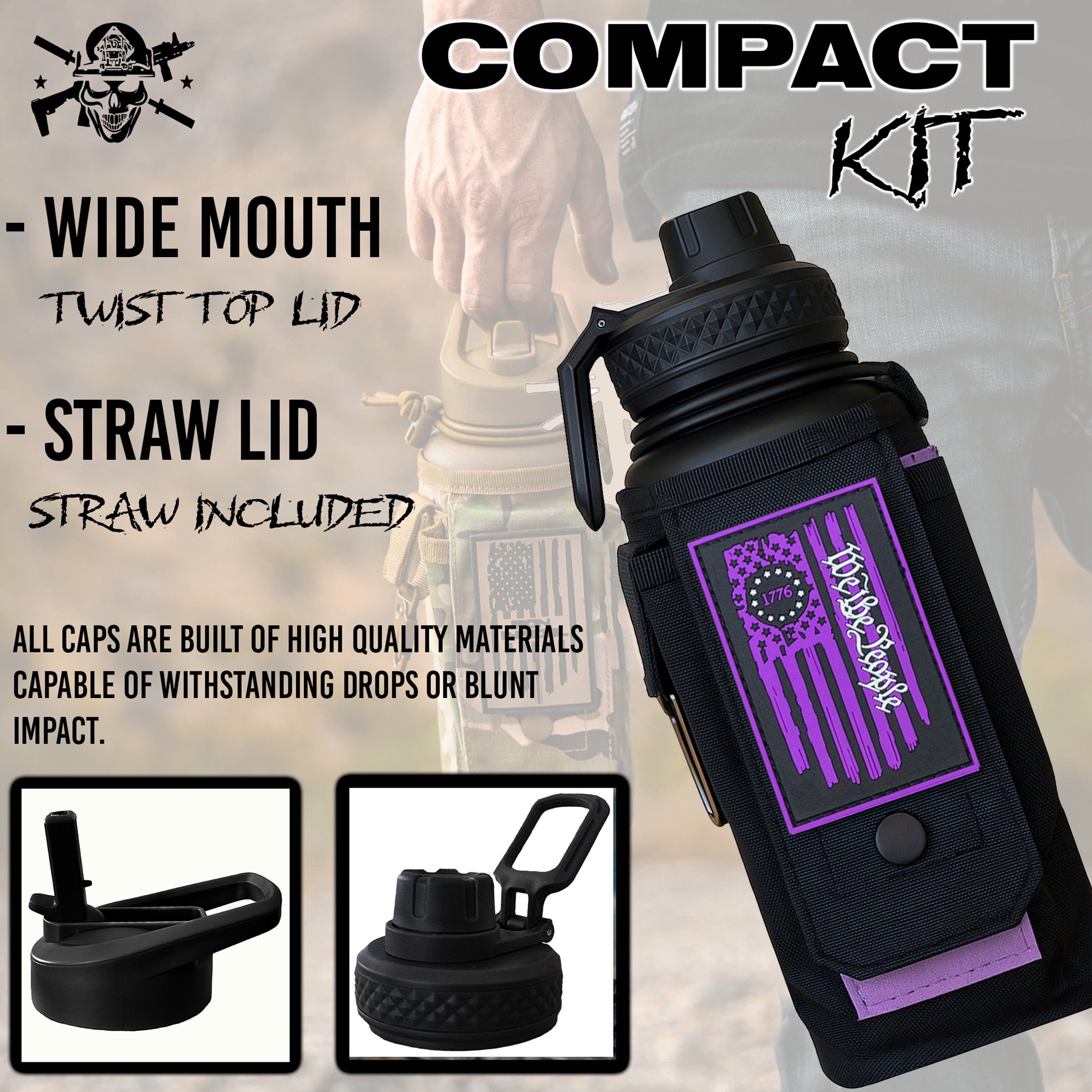 32oz Compact Battle Bottles