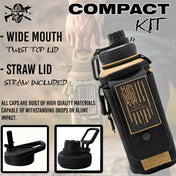 32oz Compact Battle Bottles