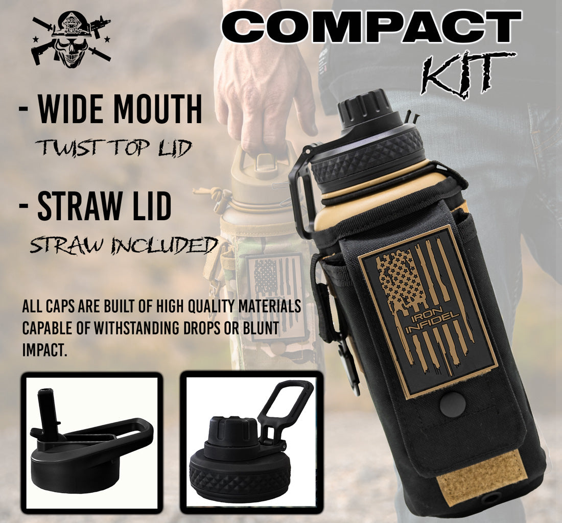 32oz Compact Battle Bottles