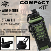 32oz Compact Battle Bottles