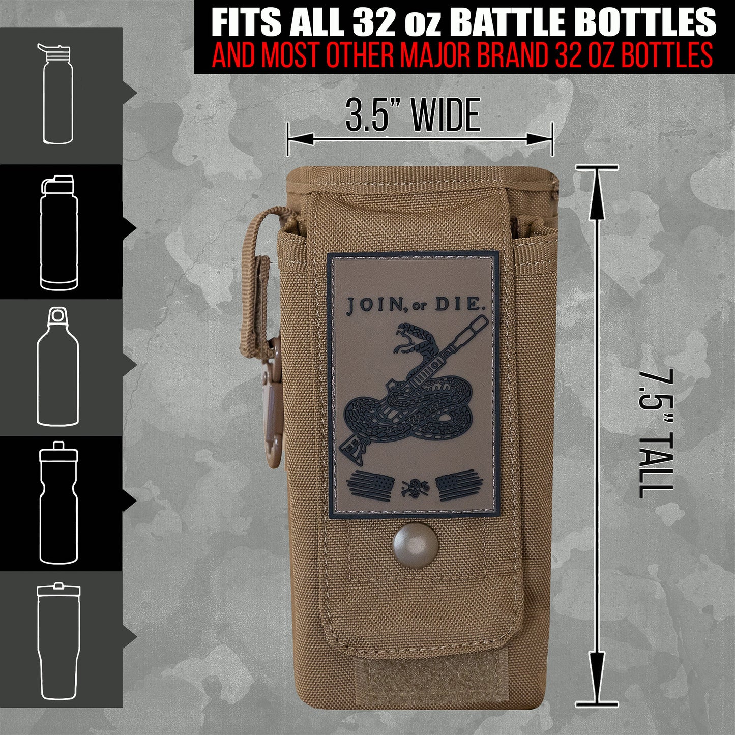 32oz Battle Bottle Sleeves