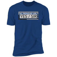 Pronouns Yes Sir Men's T-Shirt