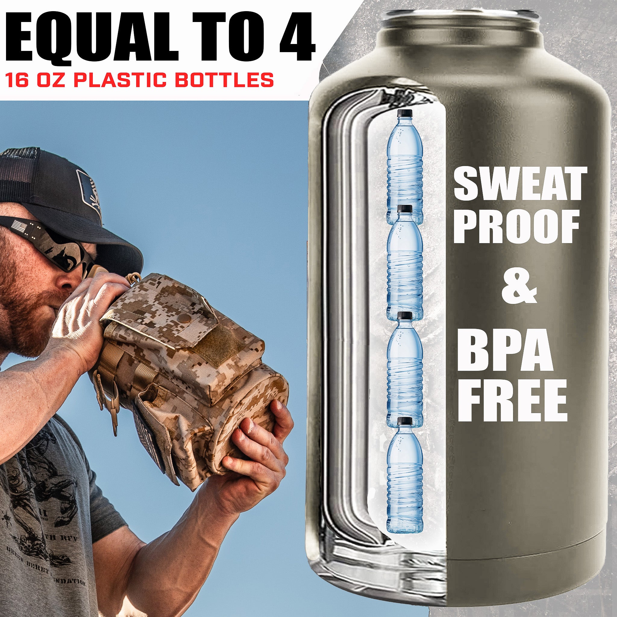 64oz Battle Bottle Water Bottles