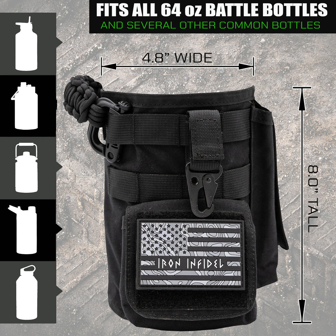 64oz Battle Bottle Sleeves