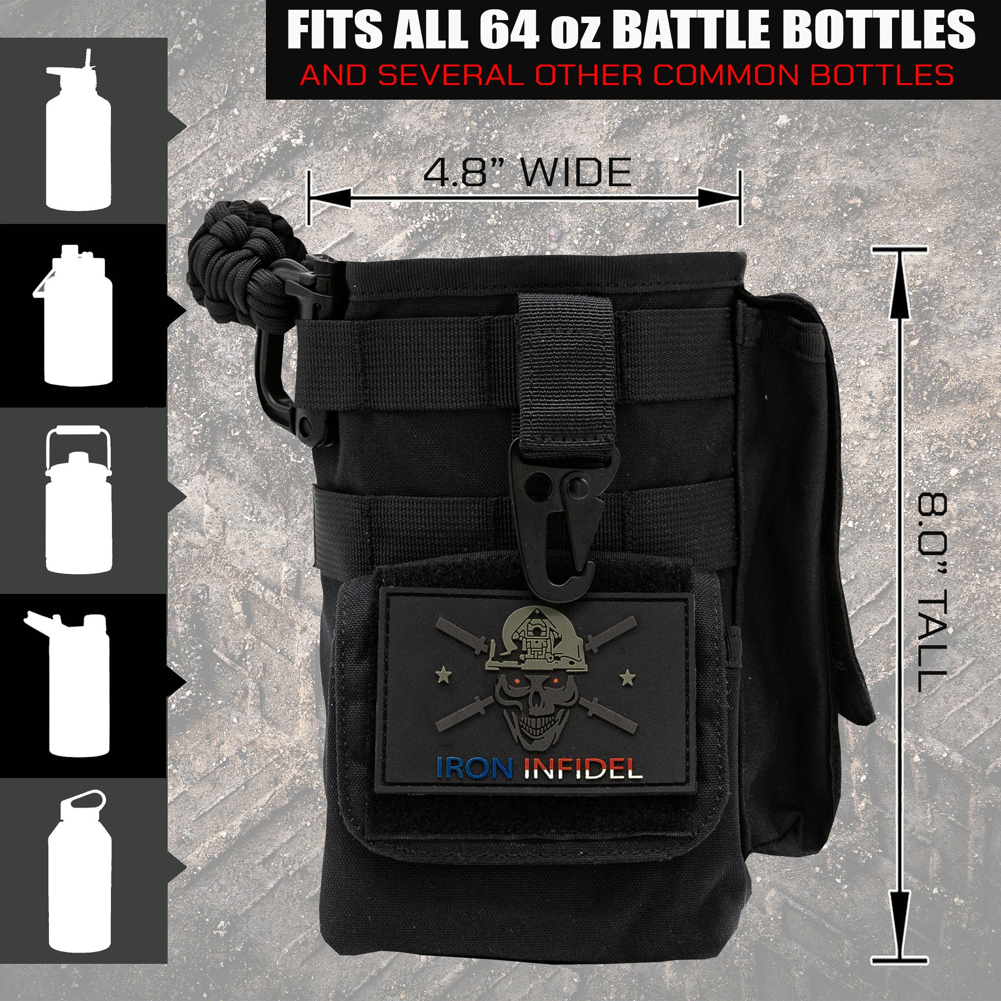 64oz Battle Bottle Sleeves