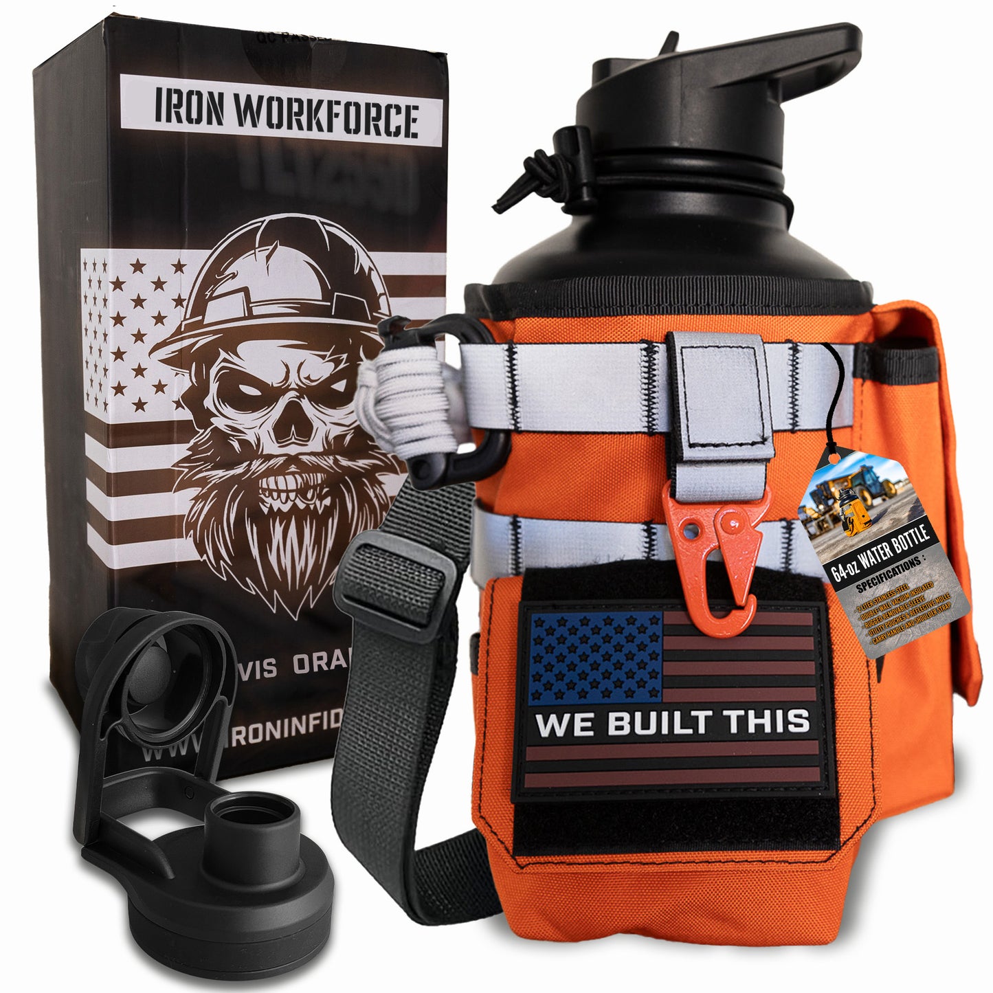 64oz Iron Workforce Bottles