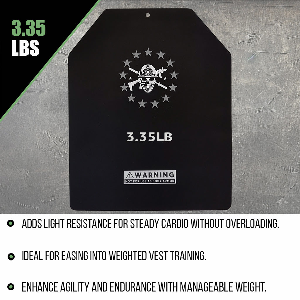 Flat Weight Plates for Vests and Plate Carriers