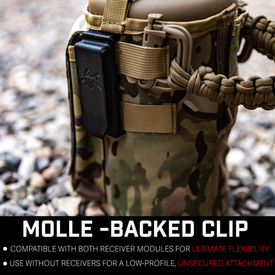 Clip Systems Racket Universal MOLLE Clip System – Iron Infidel