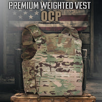 Premium Weighted Vest Plate Carrier - Ultra Lightweight, Laser-Cut