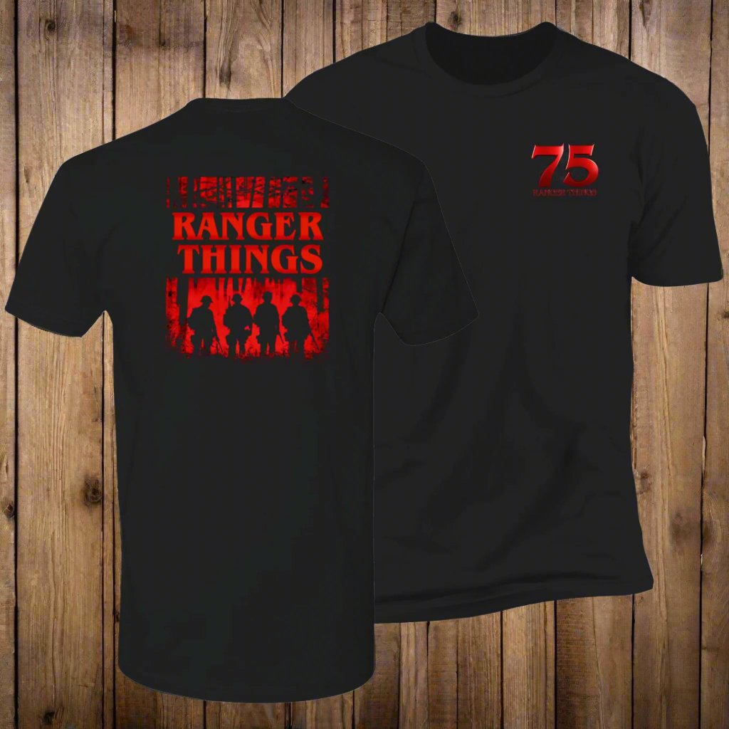 Ranger Things black shirt