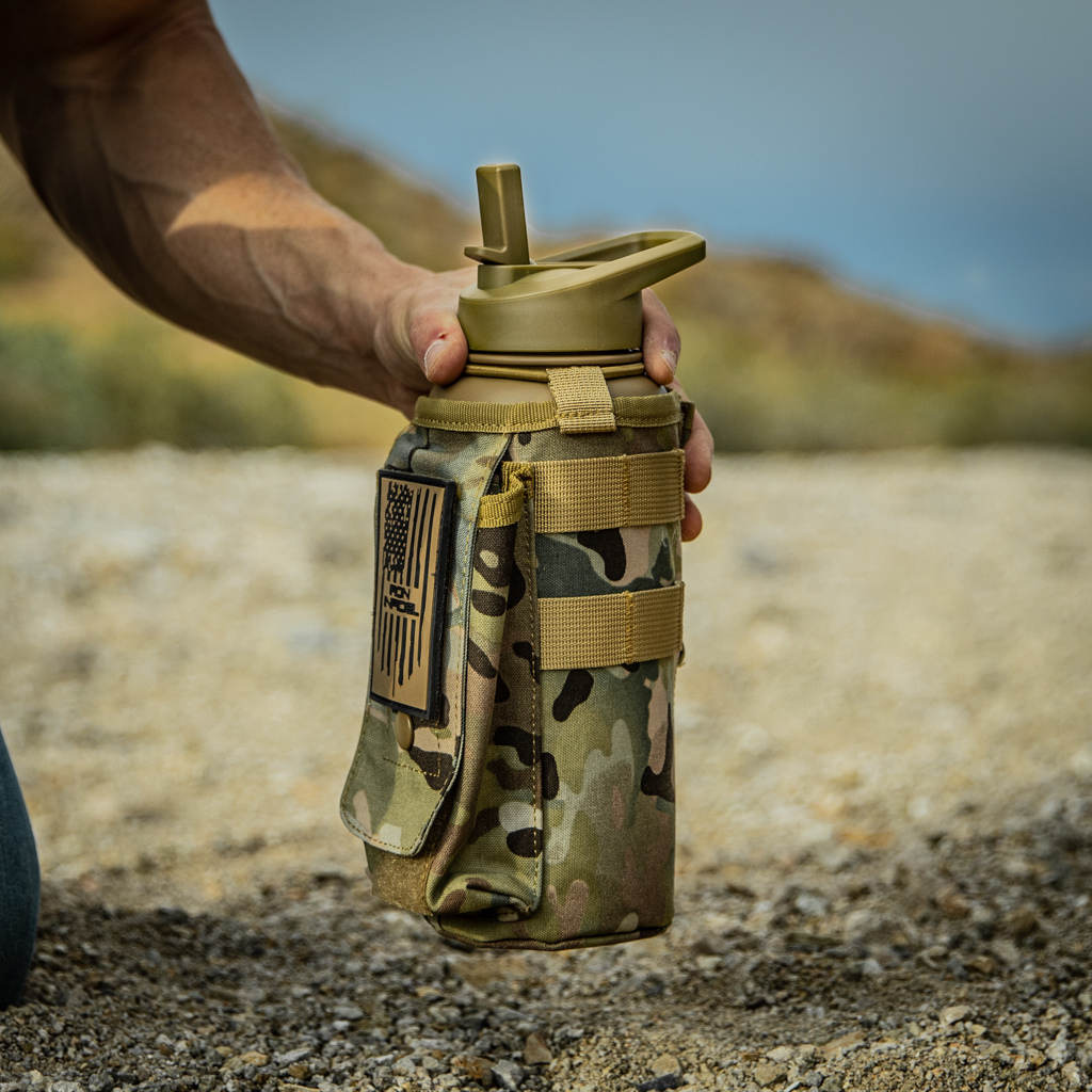 Iron Infidel Battle Bottle - 32 Oz Insulated Water Bottle with Straw Lid &  Chug Cap, Stainless Steel Metal Tactical Flask With Rugged, Removable Sleev  for Sale in Grand Terrace, CA - OfferUp