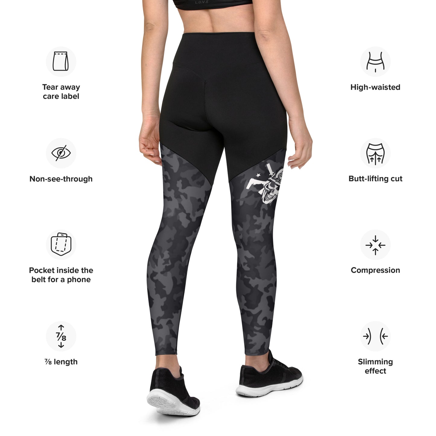 Iron Infidel Camo Sports Leggings