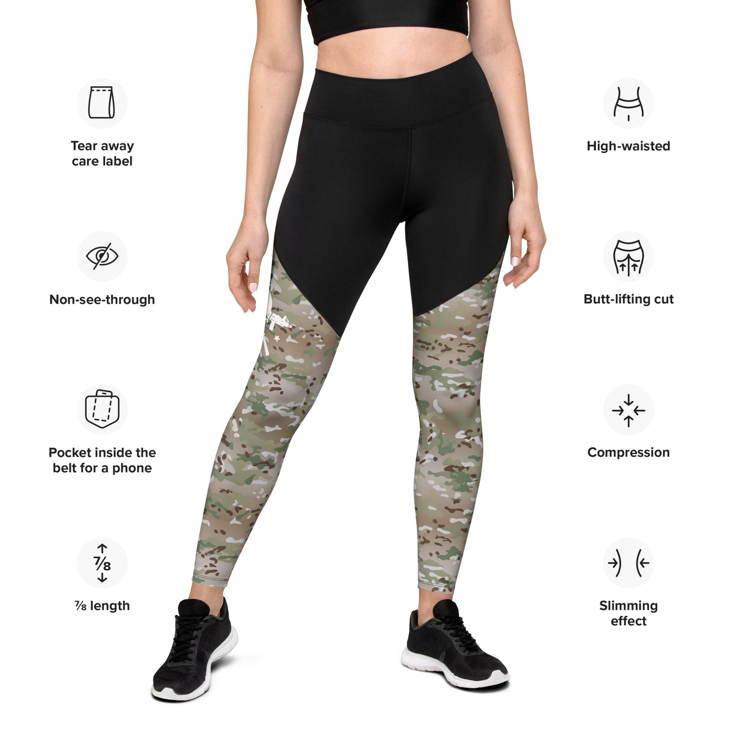 Iron Infidel Camo Sports Leggings