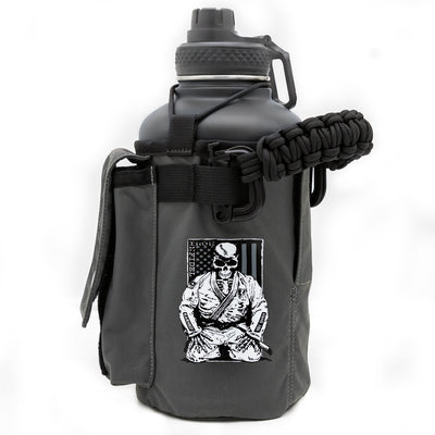  Iron Infidel Battle Bottle - One Gallon Water Bottle with  Handle 128 oz - Large Water Jug With Rugged, Removable Sleeve For Keys,  Wallet, and Phone (OCP) : Sports & Outdoors